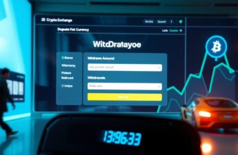 withdrawing crypto to cash