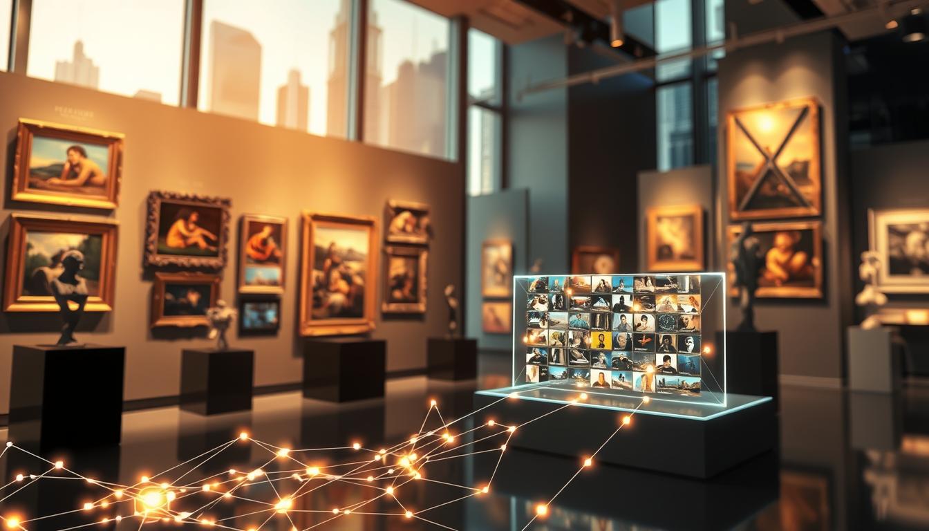 blockchain in art