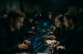 Crypto Regulation Uncertainty shown through officials reviewing digital asset policy documents