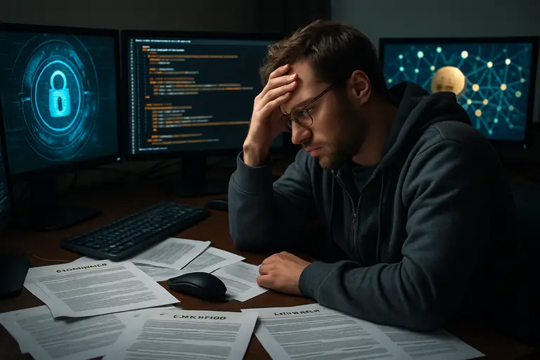 Security and compliance dashboards used during a blockchain controls review