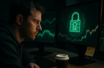 Analyst reviewing Web3 Security Trends with charts of exploit losses and protocol risk