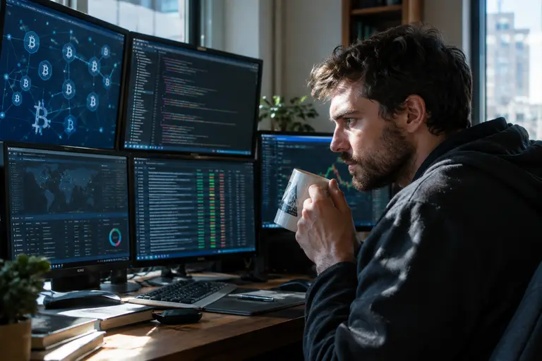 Analysts comparing audit notes, wallet records, and incident response steps