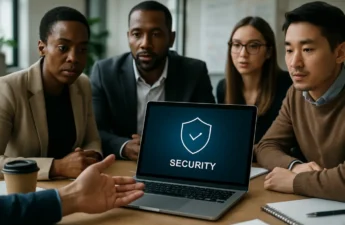 Analyst reviewing Digital Asset Security controls on a laptop with wallet records nearby