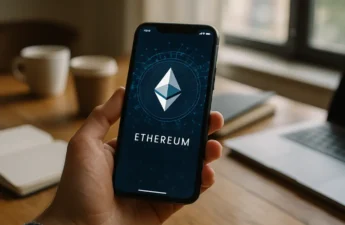 Ethereum Roadmap Updates diagram on a desk with validator and rollup notes