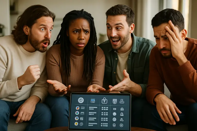 Platform team discussing crypto product requirements in a conference room